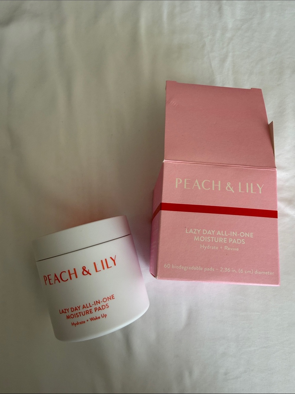 Peach & Lily Pink Lazy Day All-In-One Moisture Pads - Hydrating Face Mask Pads
